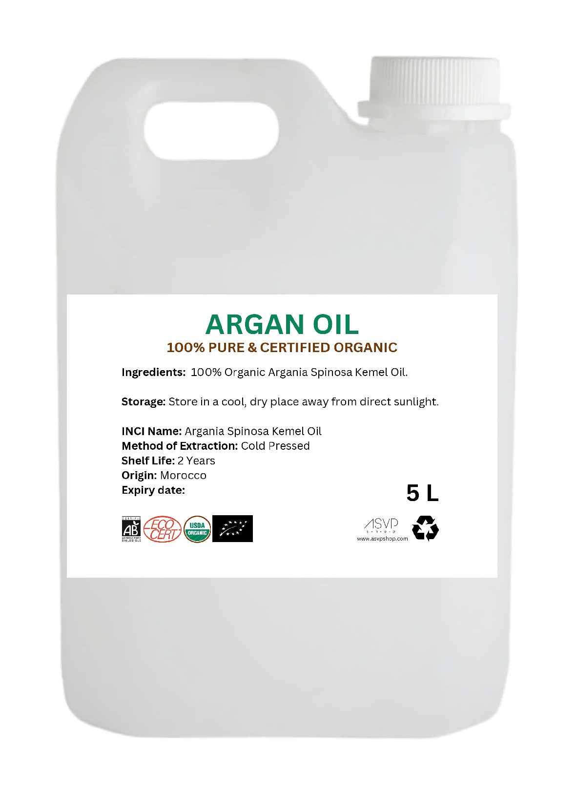 Wholesale 100% Pure Moroccan Cold Pressed Cosmetic Organic Argan Oil