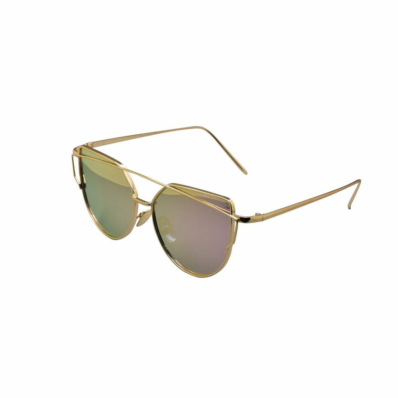 Polarised Cat Eye Sunglasses Classic Designer Twin-Beams Sunglasses