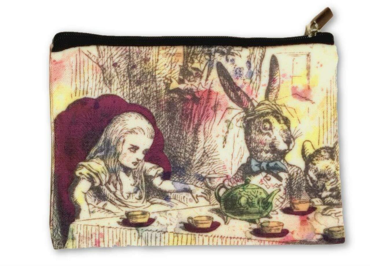 Alice in Wonderland Cosmetics Bag Travel Make Up Pouch Purse