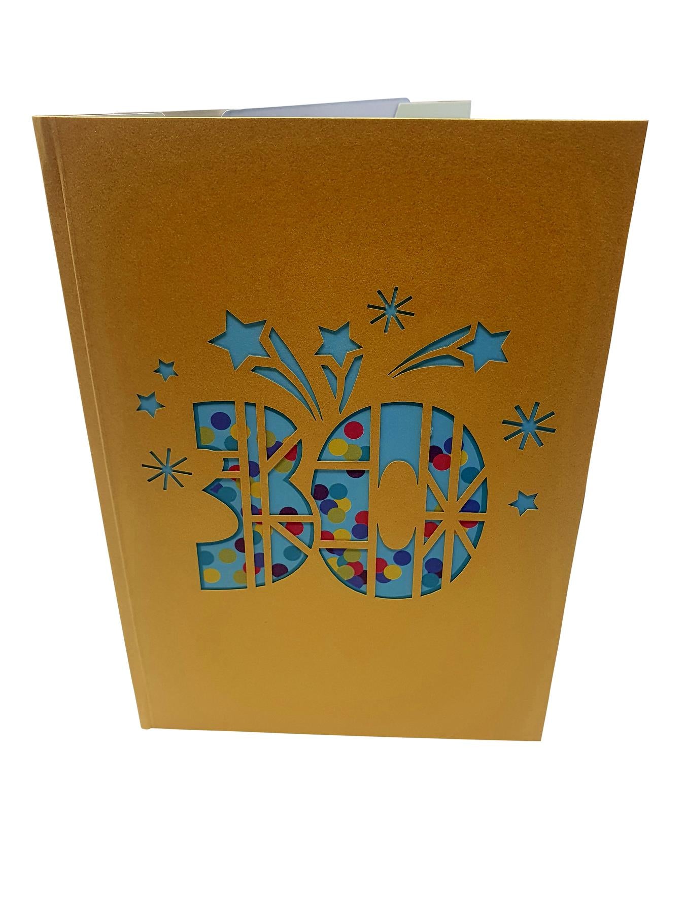30th Birthday Pop Up Card