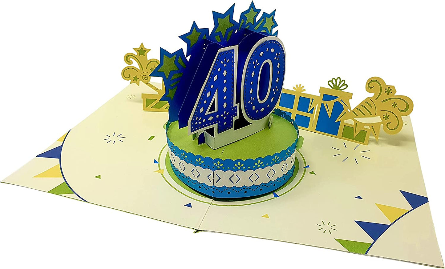 40th Birthday Pop Up Card