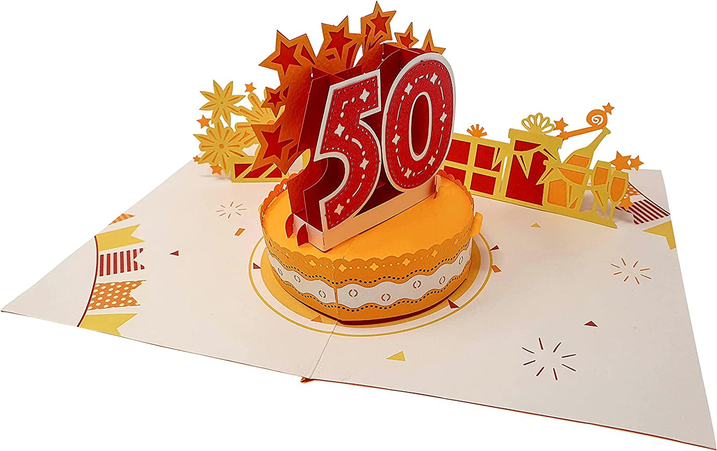 50th Birthday Pop Up Card