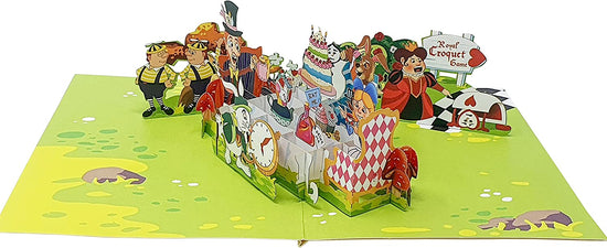 Alice In Wonderland 3D Pop Up Card