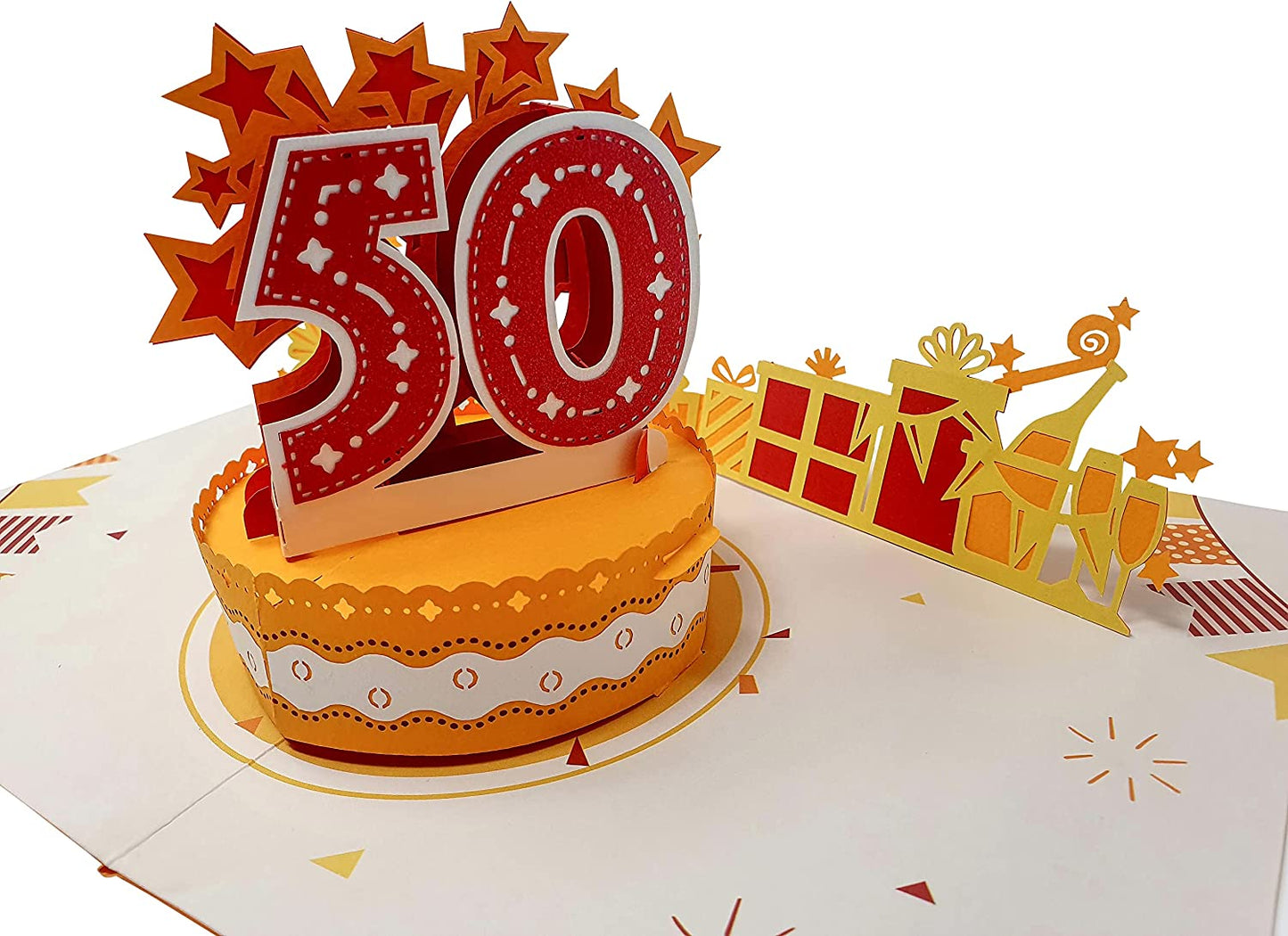 50th Birthday Pop Up Card