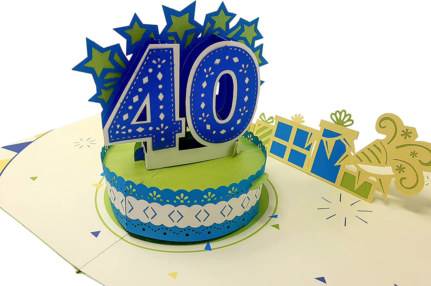 40th Birthday Pop Up Card