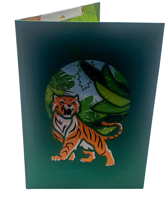 Tiger 3D Pop Up Card