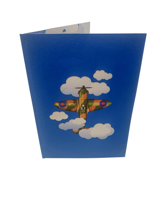 Spitfire 3D Pop Up Card