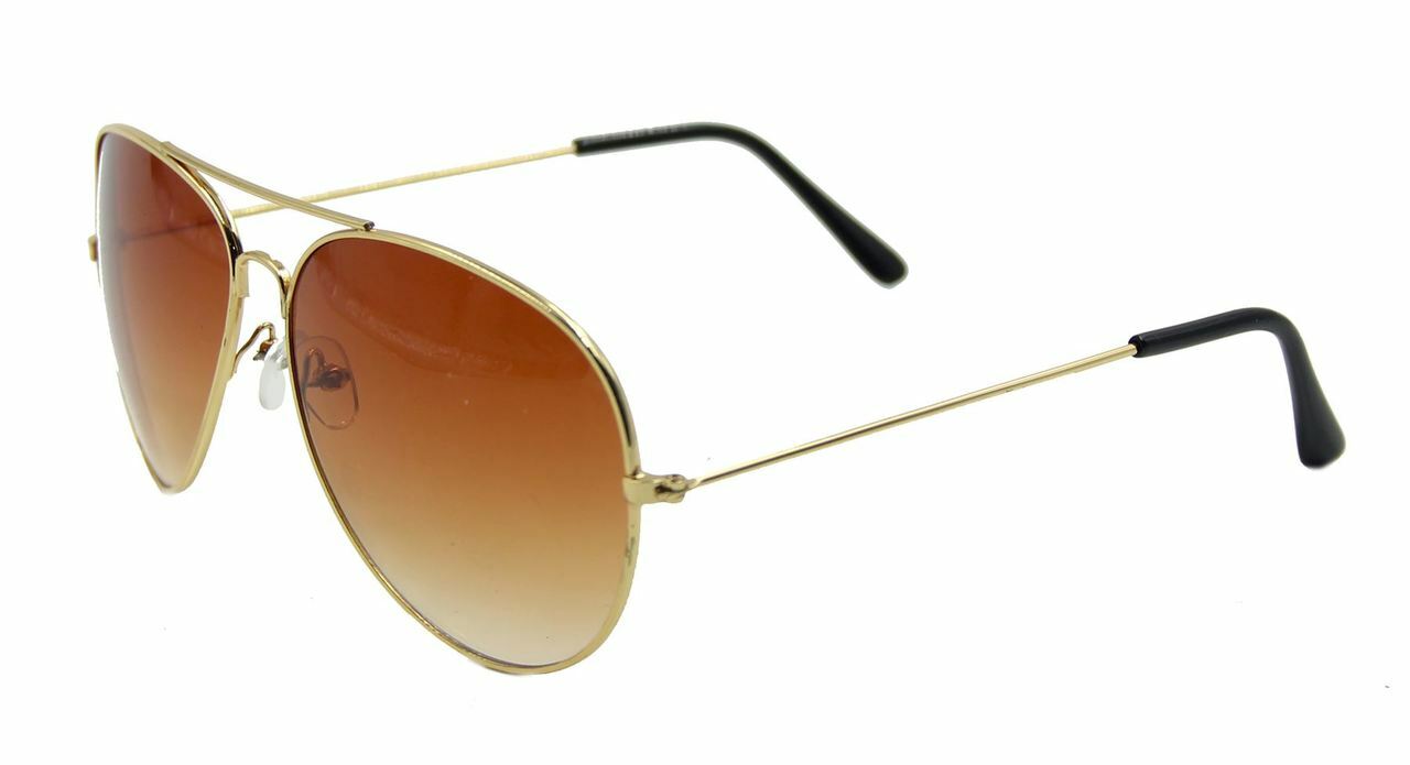 Kids Silver Mirrored Gold Black Lens Aviator Sunglasses UV 400 Boys Girls Childrens Childs