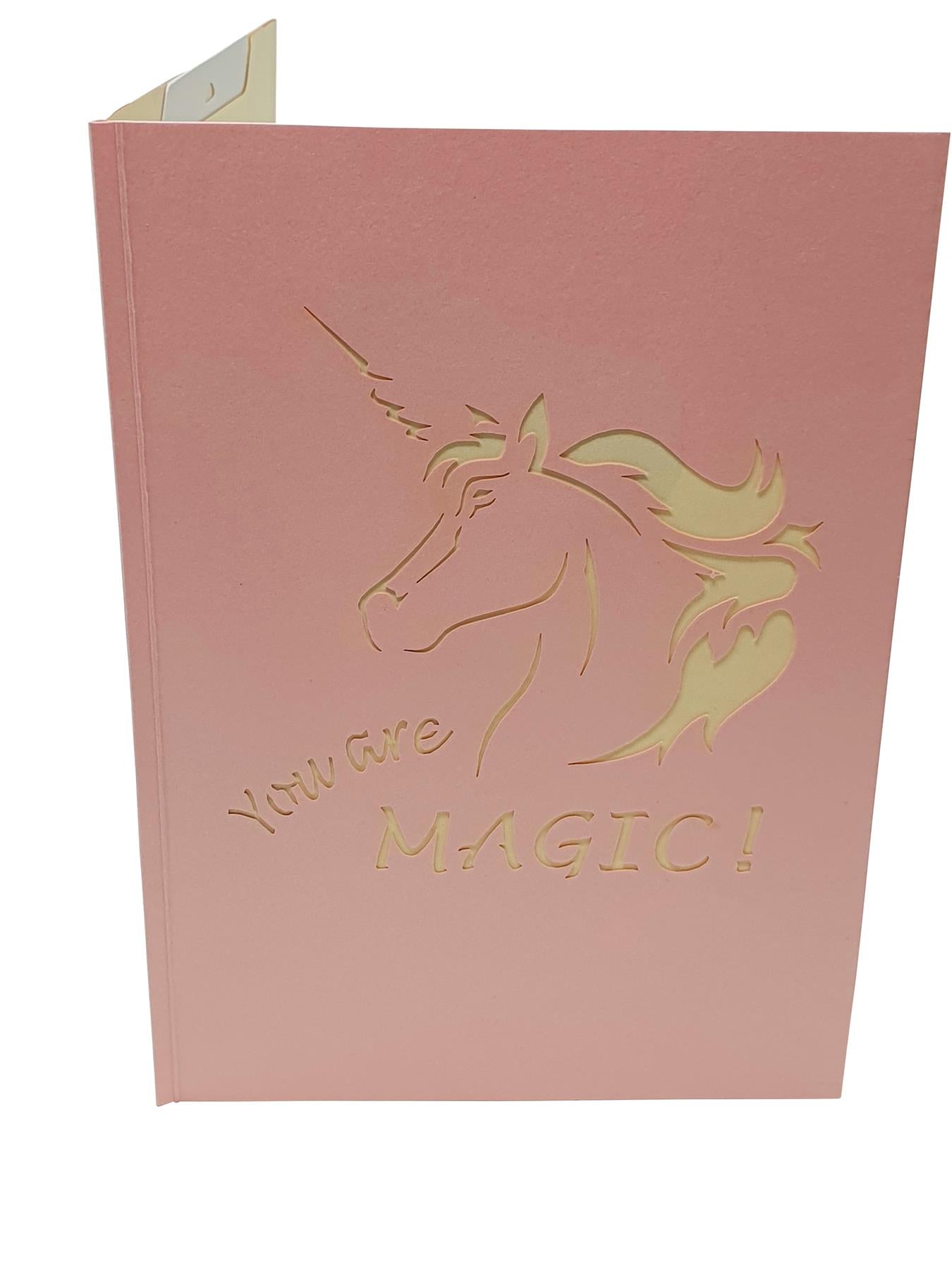 Load image into Gallery viewer, Unicorn 3D Pop Up Card

