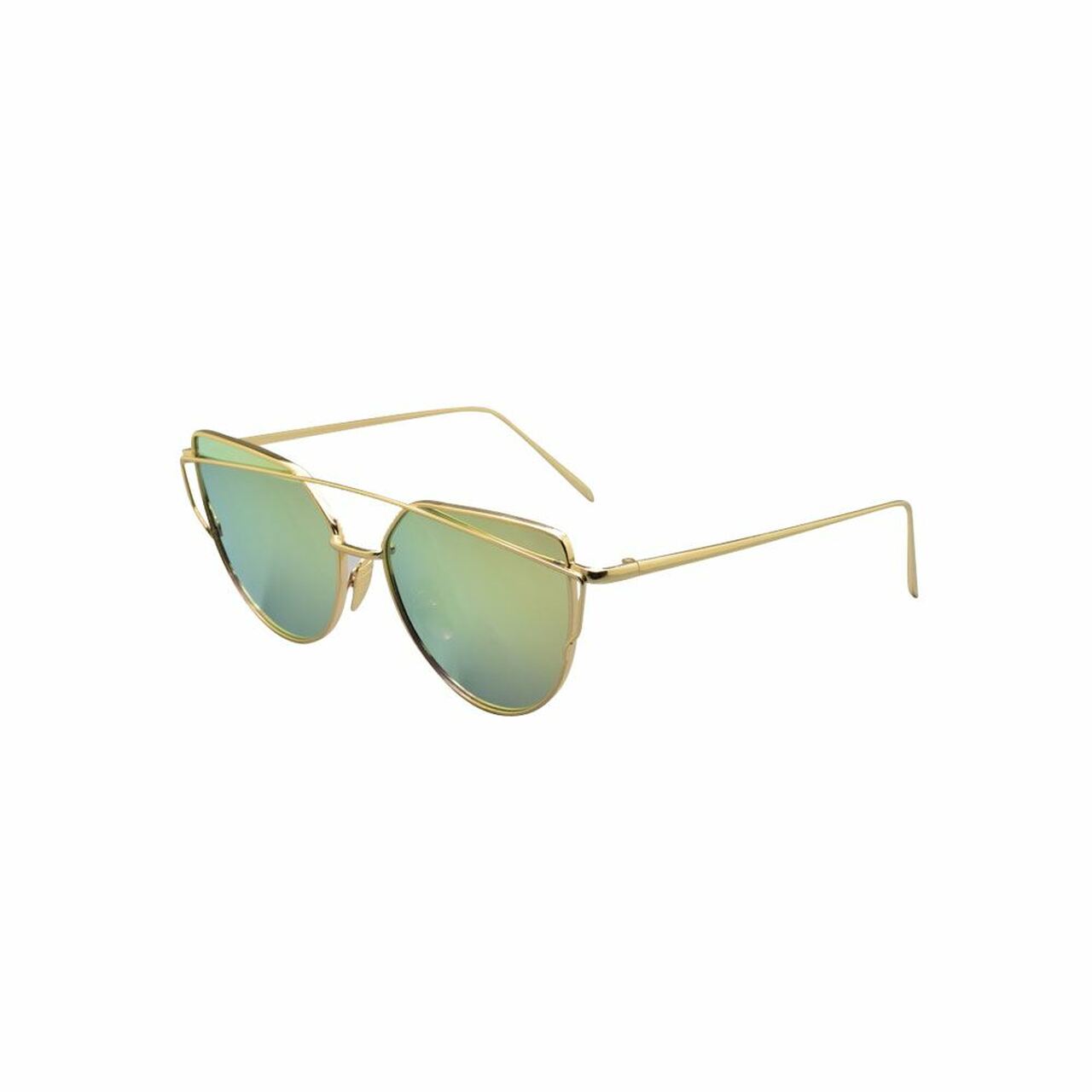 Polarised Cat Eye Sunglasses Classic Designer Twin-Beams Sunglasses