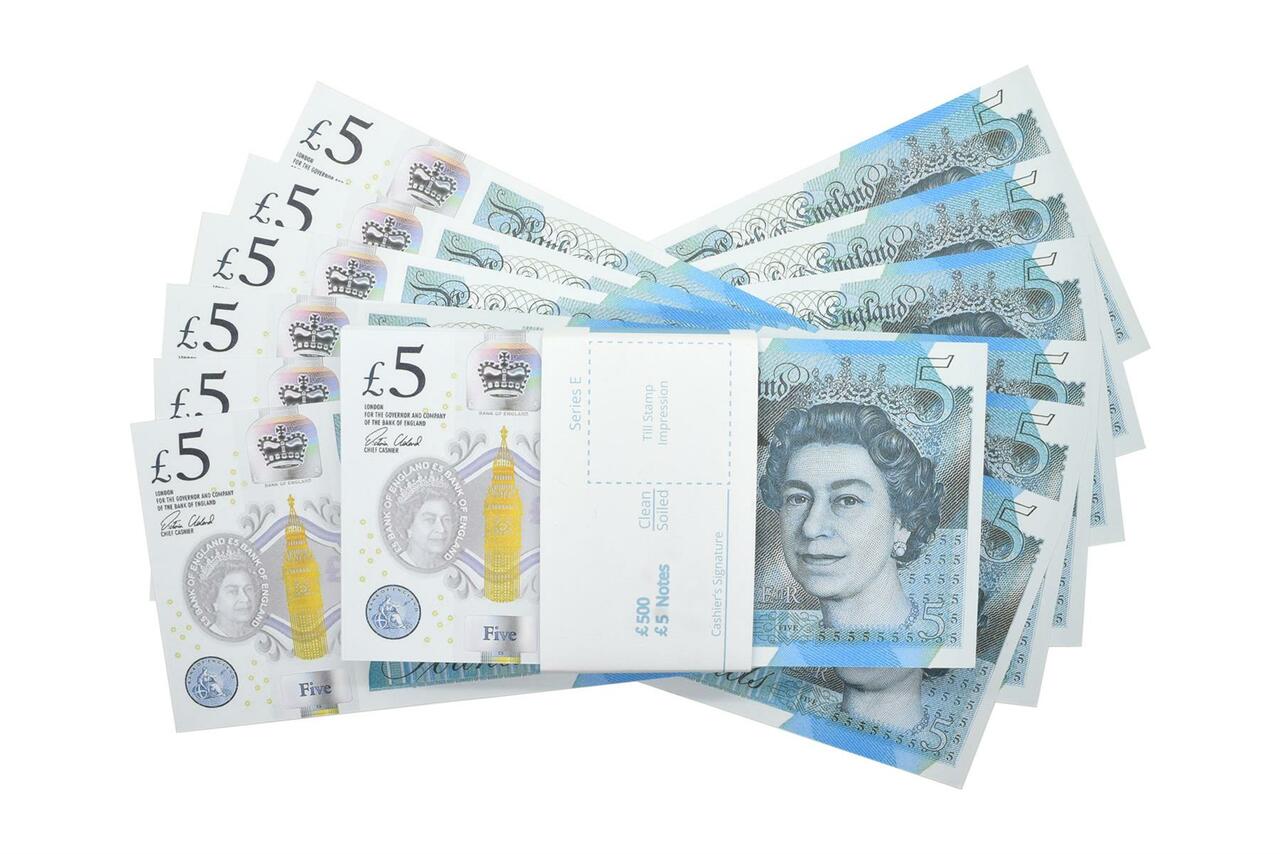 Prop Money Realistic Stacks Fake Replica UK Pounds GBP Bank