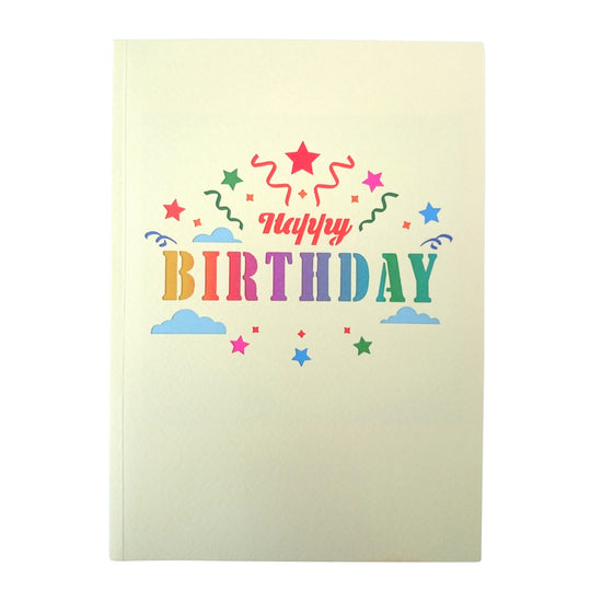 Load image into Gallery viewer, Happy Birthday 3D Pop UP Card
