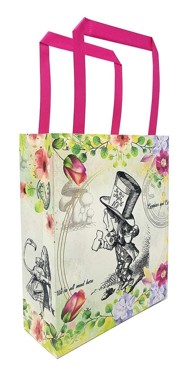 Load image into Gallery viewer, Alice in Wonderland Party Favor Bags - Pack of 12 - Mad Hatter Party - Alice in Wonderland Party Supplies
