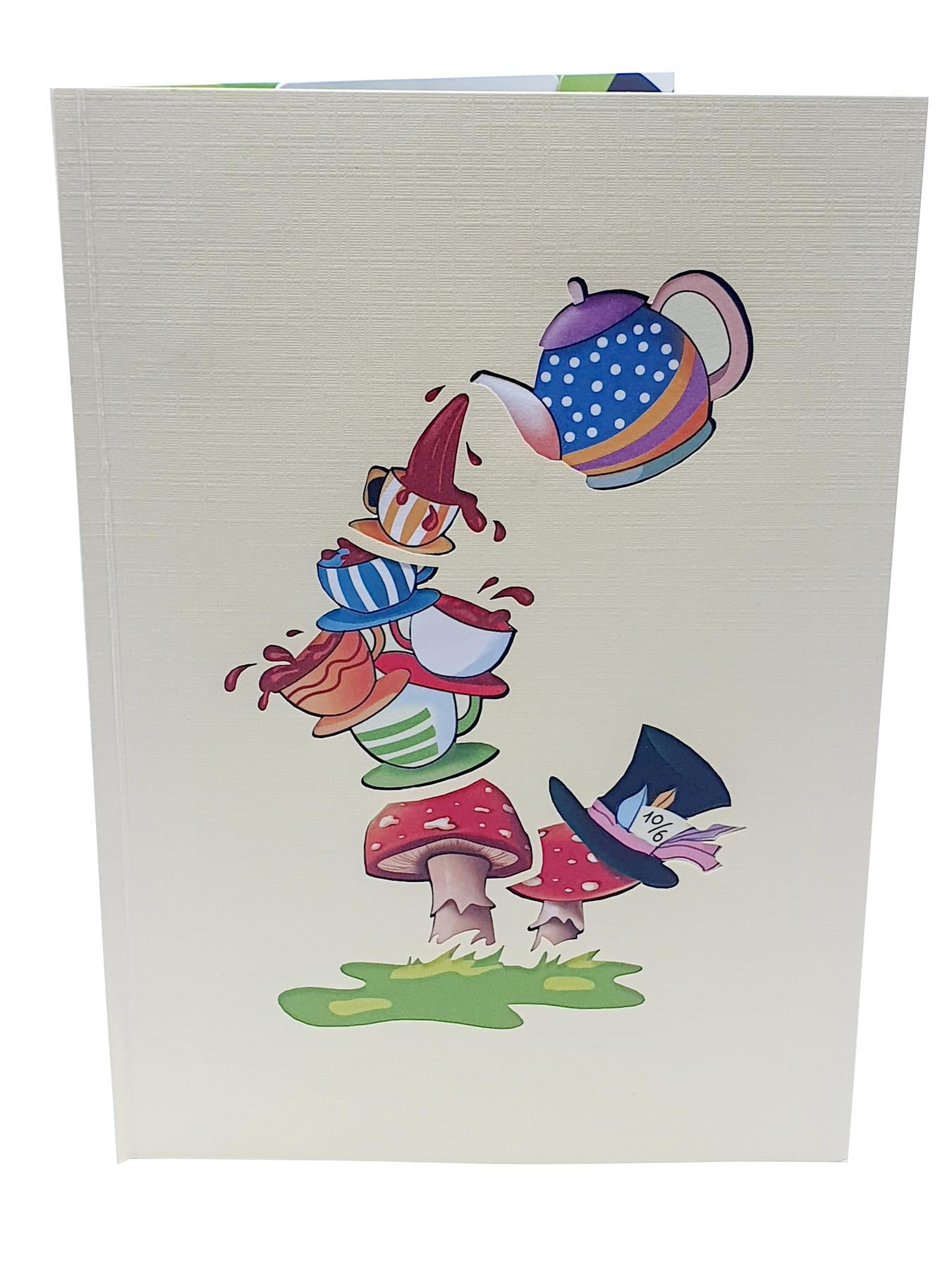 Load image into Gallery viewer, Alice In Wonderland 3D Pop Up Card
