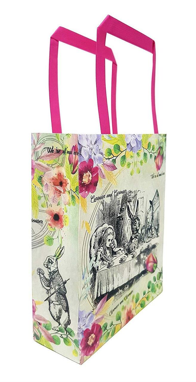 Load image into Gallery viewer, Alice in Wonderland Party Favor Bags - Pack of 12 - Mad Hatter Party - Alice in Wonderland Party Supplies
