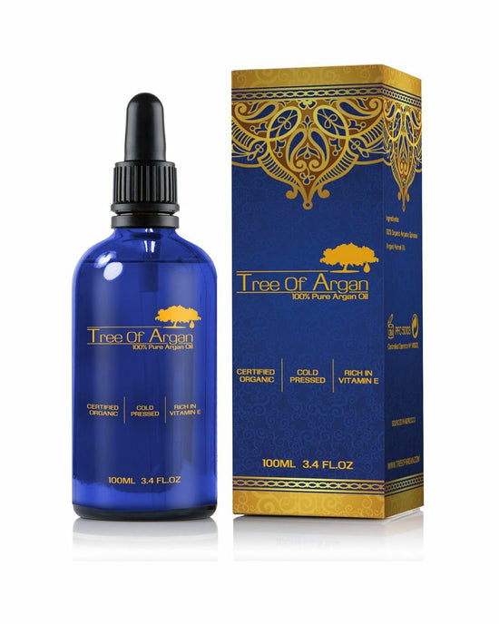 Tree of Argan Premium Pure Argan Oil - Natural and Organic Skin, Hair and Nail Nutritional Formula - High Vitamin E Content
