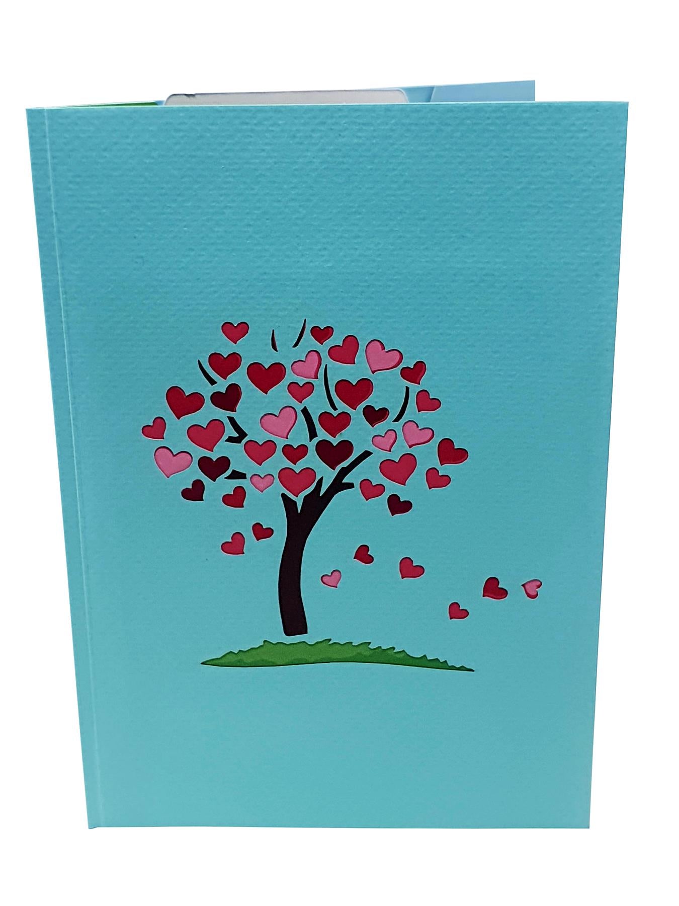 Load image into Gallery viewer, Tree of Hearts Love 3D Pop Up Card
