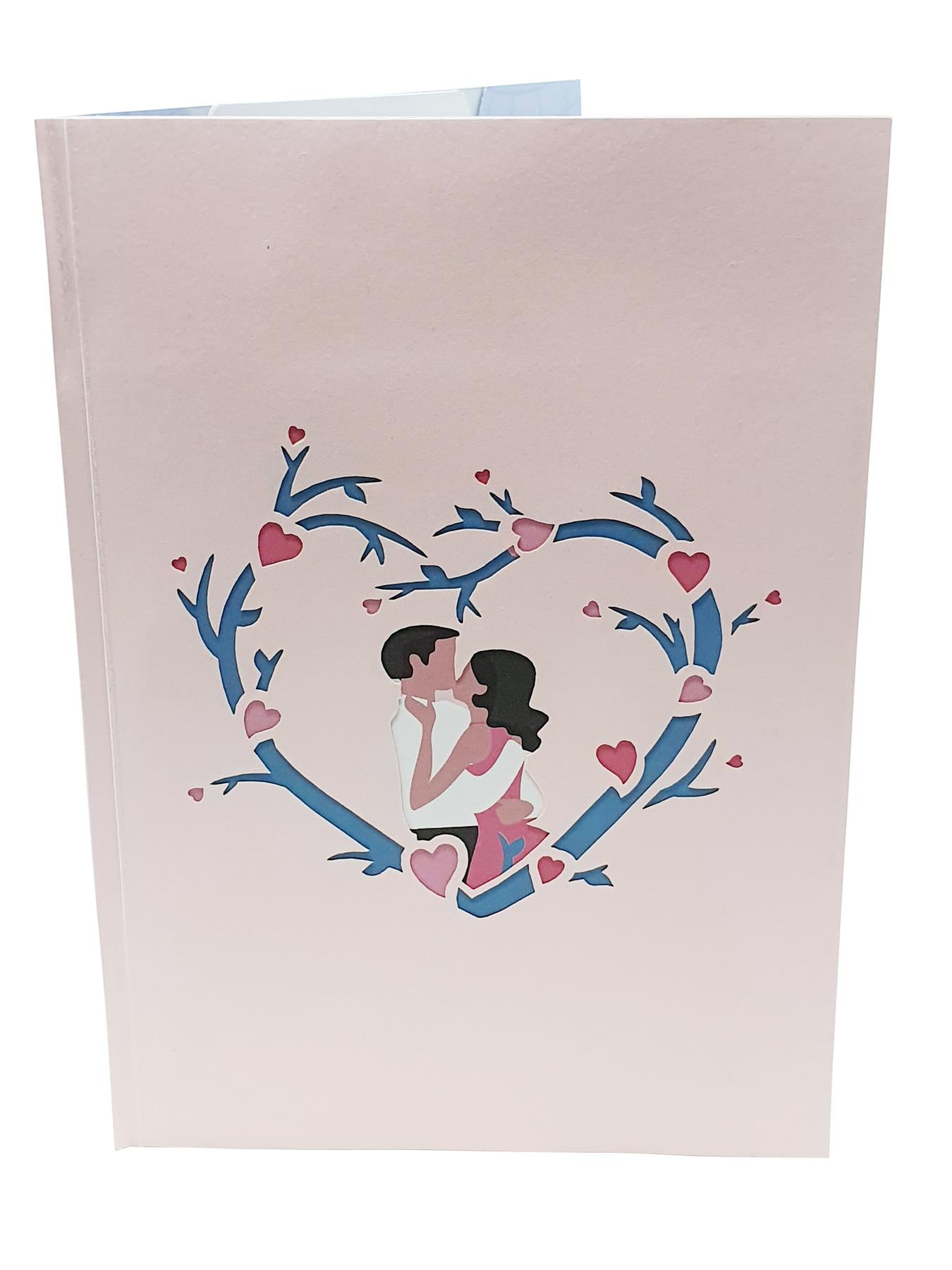 Romantic Couple 3D Pop Up Card