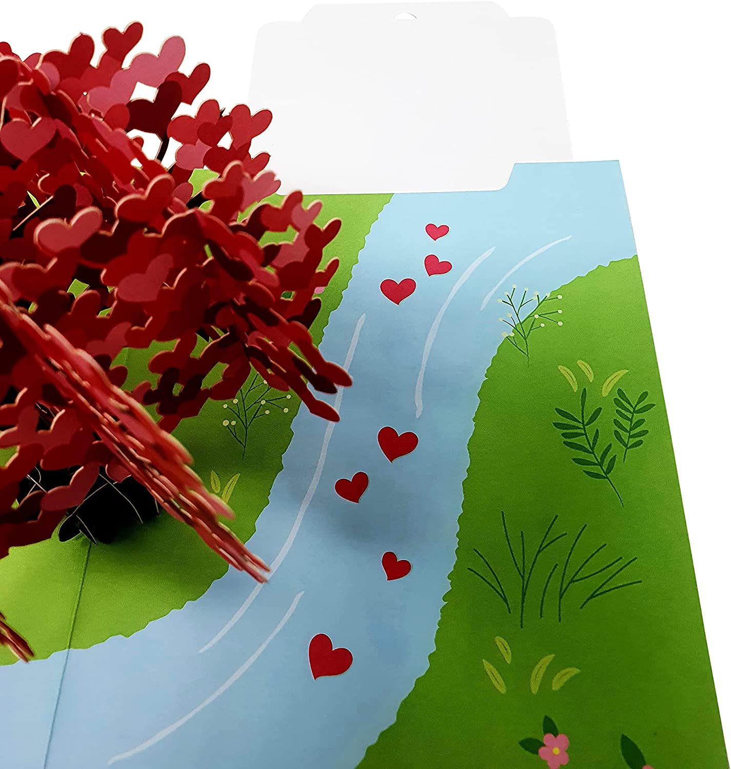 Load image into Gallery viewer, Tree of Hearts Love 3D Pop Up Card
