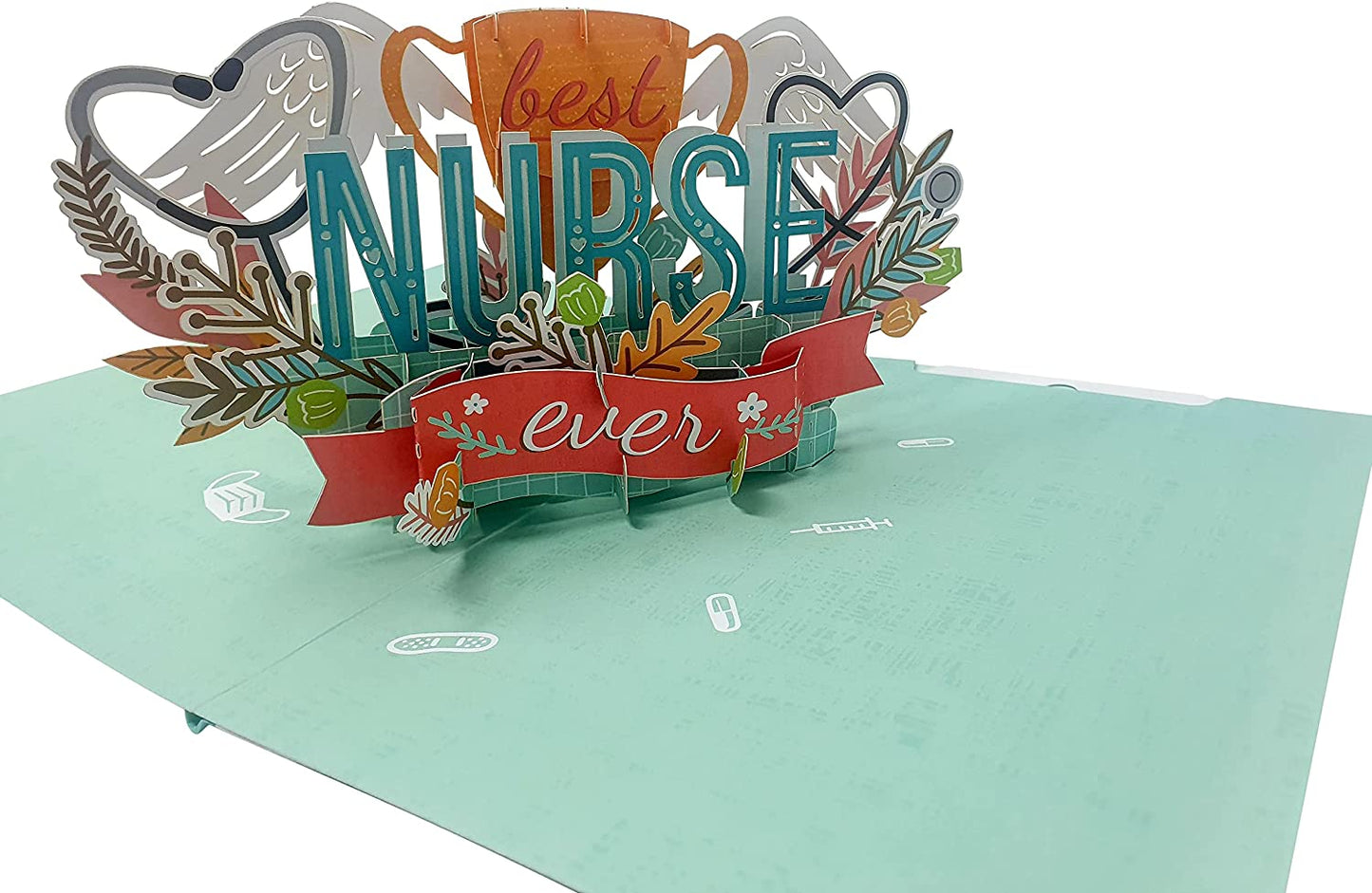 Best Nurse Ever 3D Pop Up Card