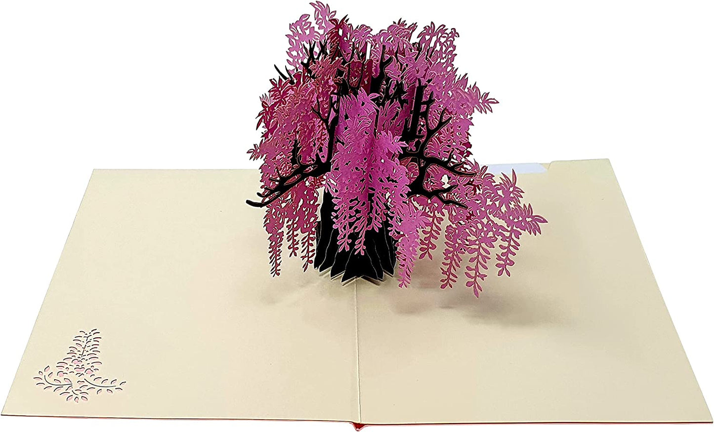 Load image into Gallery viewer, Purple Wisteria 3D Pop up Card
