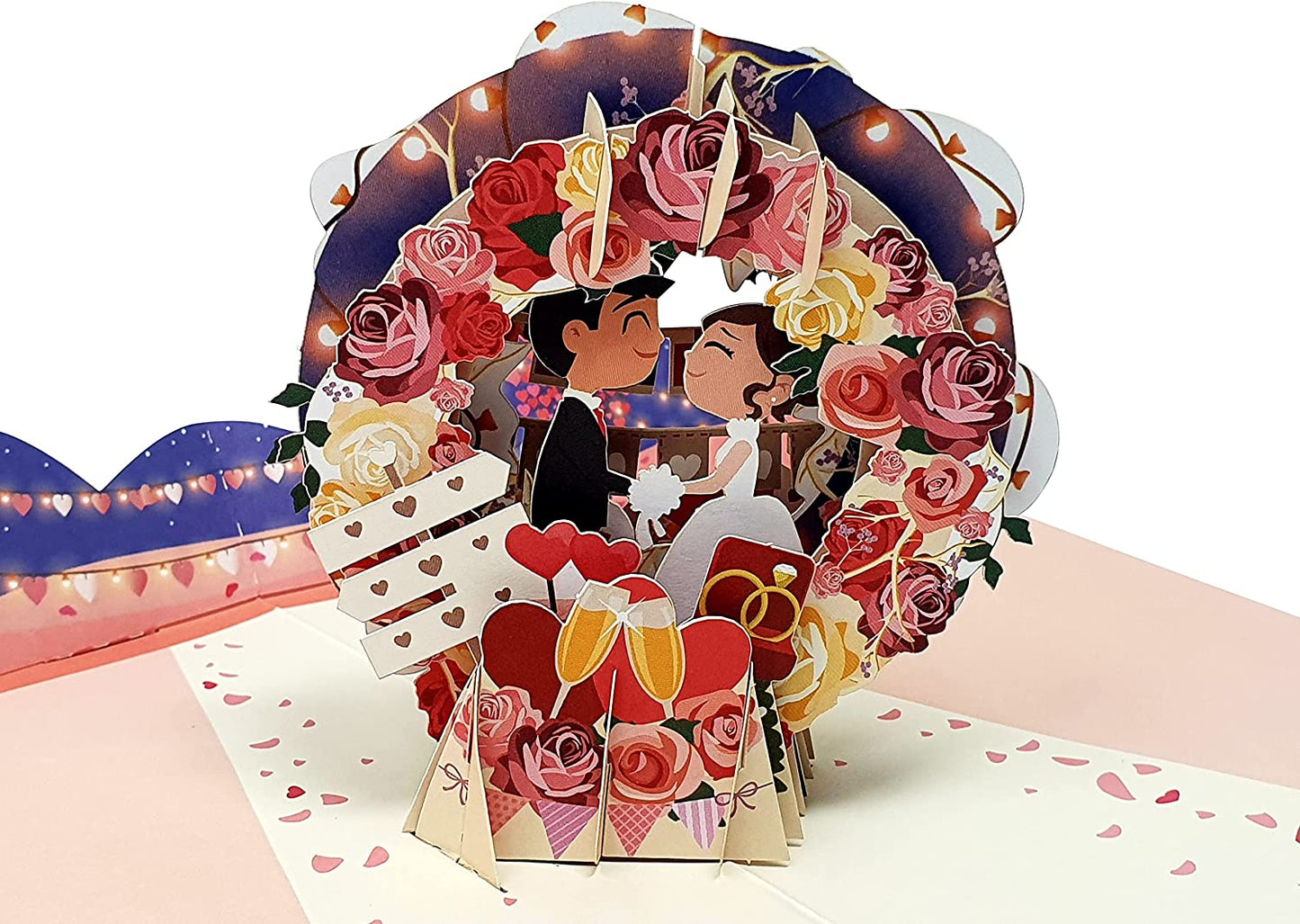 Wedding Wreath 3D Pop Up Card