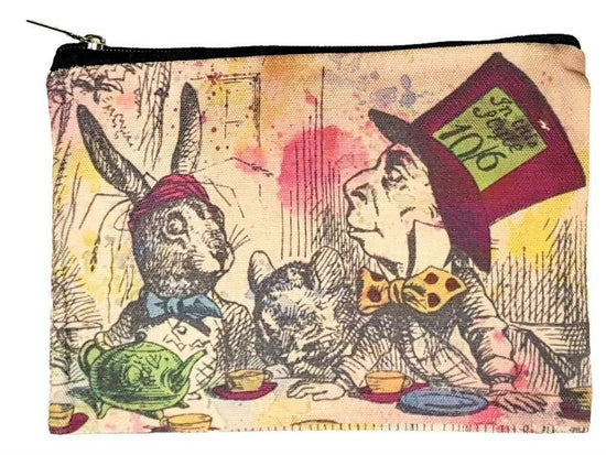 Alice in Wonderland Cosmetics Bag Travel Make Up Pouch Purse
