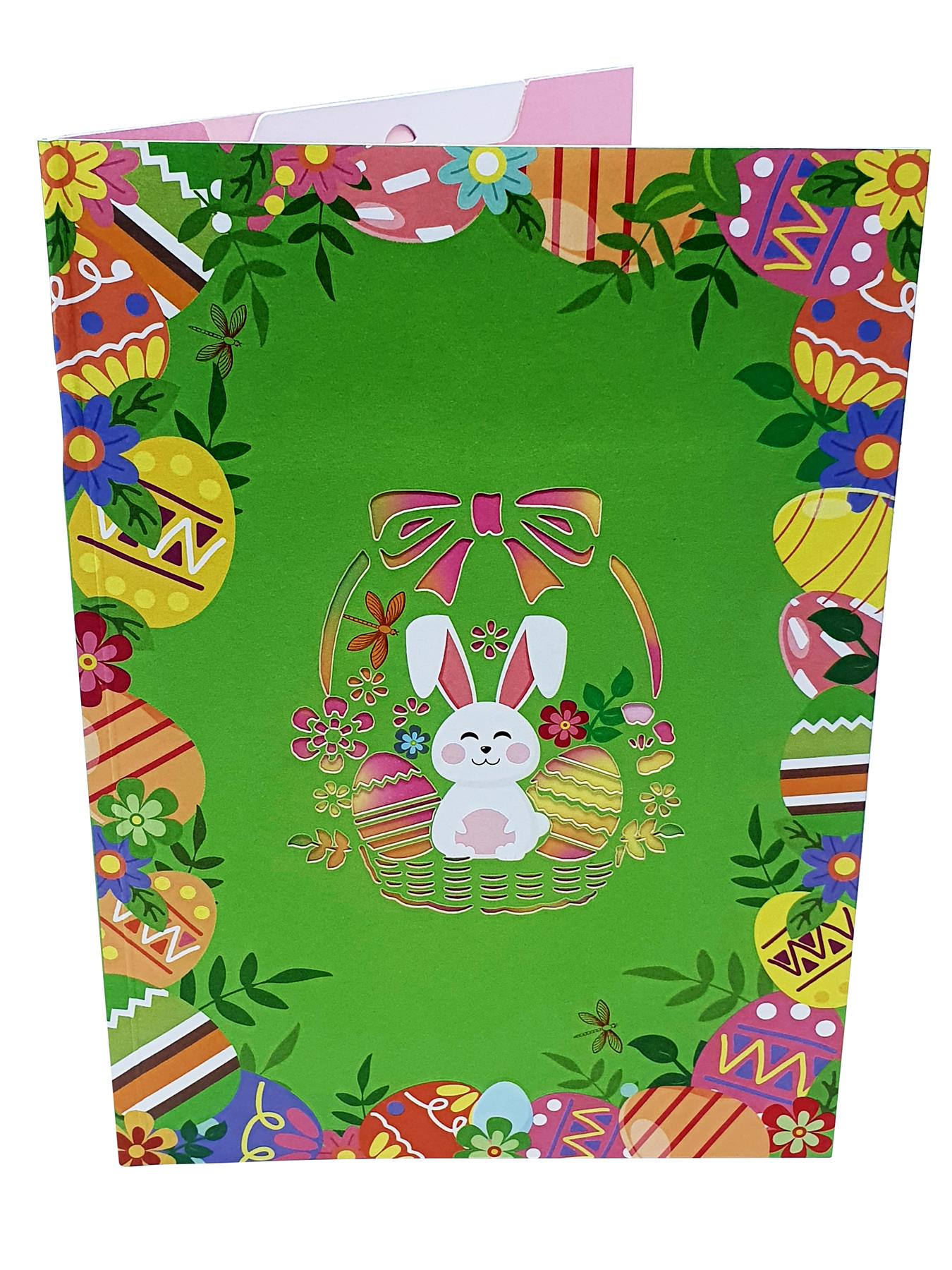 Easter Bunny 3D Pop Up Card