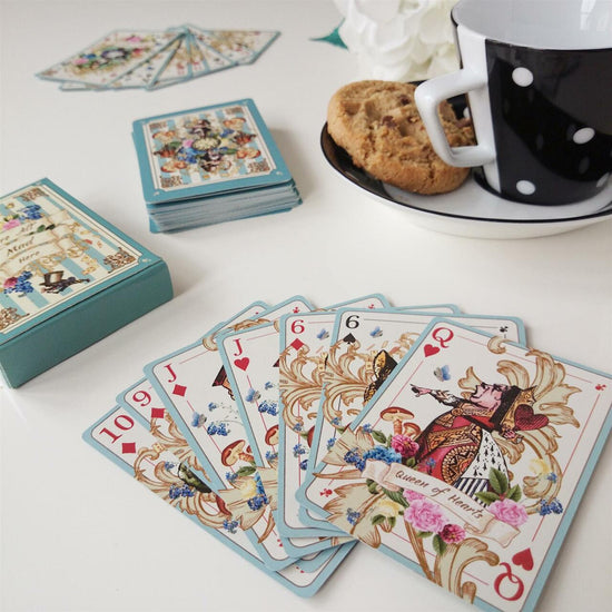 Alice in Wonderland Playing Cards - Perfect for Themed Parties, Games & Decor